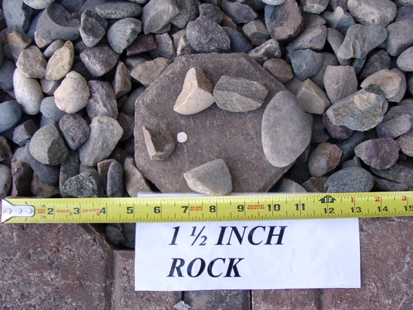 1 1/2 Inch Rock